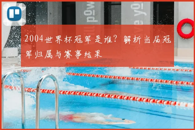 2004世界杯冠军是谁？解析当届冠军归属与赛事结果