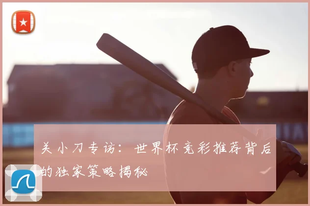 关小刀专访:世界杯竞彩推荐背后的独家策略揭秘